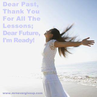 Thanks past, welcome future